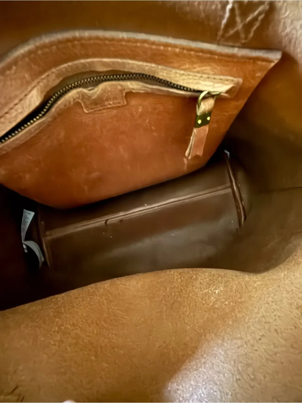 Madewell structured cognac
